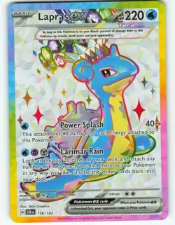 Lapras ex - 158/142 Stellar Crown - Pokemon TCG - 2024 - Image 1