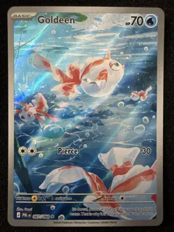 The Pokemon Company Goldeen 87/084 Pitch Black Full Art Holo Water Rare English - Image 1