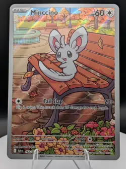 Pokemon TCG: Black Bolt (152/086) Minccino Illustration Rare (NM) - Image 1