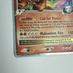 Pokemon TCG Charizard G Lv.X DP45 Diamond and Pearl 2009 English Holo Promo SP - Image 2