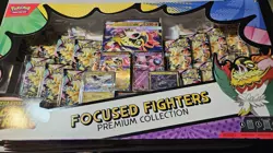 Sam’s Club ascended heroes FOCUSED FIGHTERS (Heavy hitters) pokemon In hand now! - Image 1