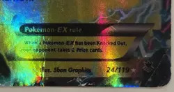 The Pokemon Company M Manectric EX 24/119 XY Phantom Forces Ultra Rare Holo EN - Image 3