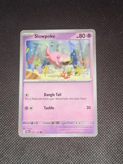 Slowpoke 057/142 Stellar Crown Common NM Pokemon TCG - Image 1