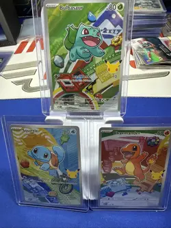 Pokemon First Partner Series 1 Kanto Set Charmander Squirtle Bulbasaur Lot Of 3 - Image 1
