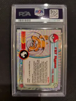 PSA 9 Hypno Foil Topps Pokemon Animation Series 2 - Image 2