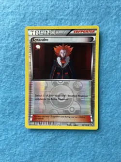 Lysandre 90/106 Uncommon Reverse Holo XY: Flashfire Pokemon Card 2014 NM TCG - Image 1