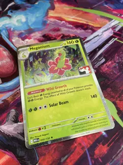 Meganium 010/132 NM Prize Pack Cosmos Holo Pokemon - Image 2