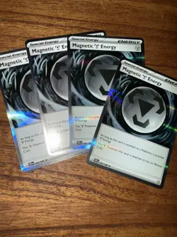 Magnetic Energy 085/086 4 x Holo Play set Chaos Rising Pokemon TCG CRI - Image 1