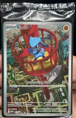 Riolu ETB Promo - Pokemon Mega Evolutions Black Star Promo (SEALED) - Image 1