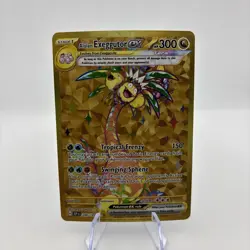 Pokemon TCG Alolan Exeggutor EX Gold Secret Rare Full Art Holo 248/191 NM - Image 1