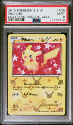 2013 PIKACHU RC7/RC25 Legendary Treasures RADIANT Collection Pokemon HOLO NM/M - Image 1