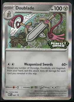 Doublade MEP 067 STAFF - Pokemon TCG Perfect Order 2026 Promo NM - Image 1