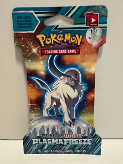 Pokemon Black And White Plasma Freeze Booster Pack Sleeve NEW Absol - Image 1
