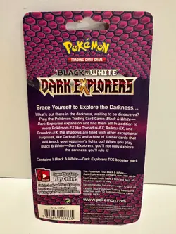 Pokemon Black And White Dark Explorers Blister Booster Pack Scrafty NEW - Image 2