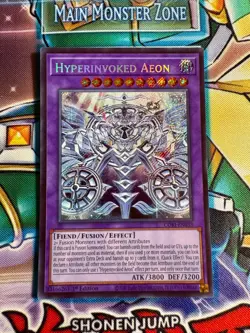 Yugioh Hyperinvoked Aeon CORI-EN033 1st Edition Secret Rare NM - Image 1