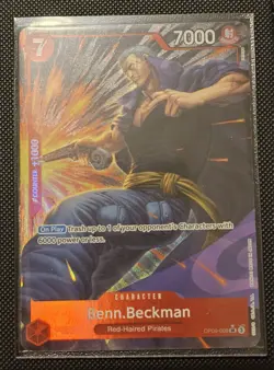 Benn Beckman OP09-009 Alt Art SR - One Piece TCG - Image 1