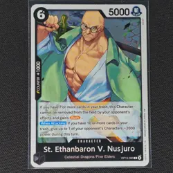 St. Ethanbaron V. Nusjuro - OP13-080 - R - Carrying On His Will - OP Card - NM/M - Image 1