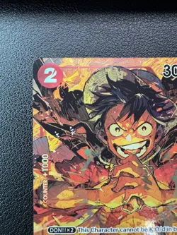 Bandai One Piece CCG Monkey D. Luffy OP01-024 Romance Dawn SR Alt Art Holo - Image 3