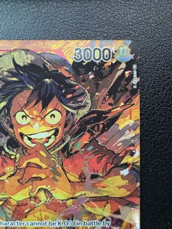 Bandai One Piece CCG Monkey D. Luffy OP01-024 Romance Dawn SR Alt Art Holo - Image 4