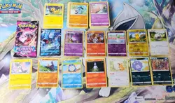 Pokemon Sealed Booster Pack + Card Lot 100 OFFICIAL TCG Cards + Ultra Rare - Image 1