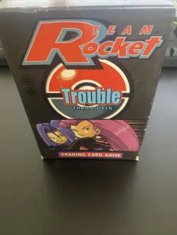 Pokemon Theme Deck Team Rocket Trouble Box Only No Cards Open Vintage 1999 - Image 3