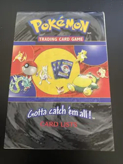 Pokemon Card List 2000 Team Rocket Includes Base Set And More Wotc Vintage - Image 1