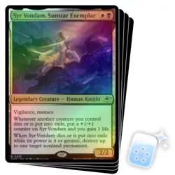 FOIL SYR VONDAM, SUNSTAR EXEMPLAR X4 Edge Of Eternities EOE Magic MTG MINT CARD - Image 1
