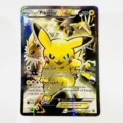 Pikachu EX XY124 Full Art Black Star Promo Pokemon Card NM/M READ DESCRIPTION - Image 2