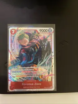Bandai One Piece Card Game Roronoa Zoro EB04-007 SR - Image 1