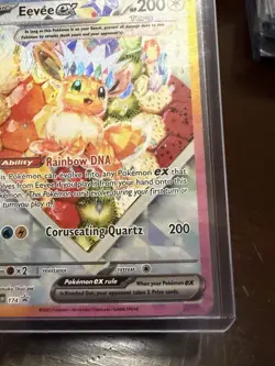 Pokemon TCG Eevee ex 174 SV Prismatic Evolutions Promo Cards Holo HP200 - Image 4