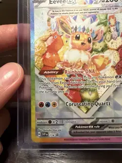 Pokemon TCG Eevee ex 174 SV Prismatic Evolutions Promo Cards Holo HP200 - Image 5