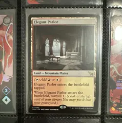 Wizards of the Coast MTG Elegant Parlor MKM Rare Regular Land 0260 EN 2024 - Image 1