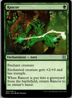 Rancor 180 Uncommon Eternal Masters Magic: The Gathering Lightly Played - Image 1