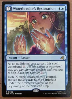 Waterbender's Restoration - MTG - Avatar: The Last Airbender - NM - English - Image 1