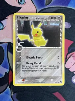 Pikachu Delta Species 13/17 Pop Series 5 Pokemon TCG Steel Type LP - Image 1