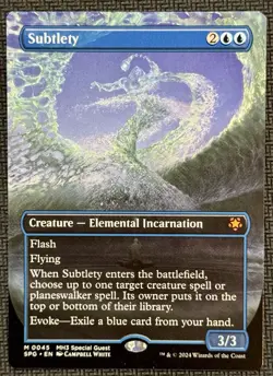 Subtlety Borderless Special Guests SPG NM MTG - Image 1