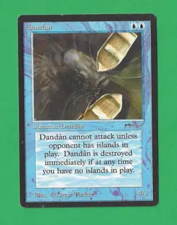 1993 Magic the Gathering - Dandan - Arabian Nights MTG - Image 1
