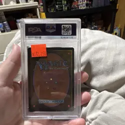 Wizards of the Coast MTG Scrubland Unlimited PSA 9 Mint Graded English 1993 - Image 2