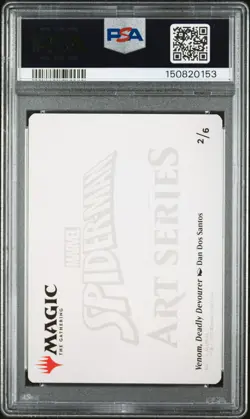 2025 MTG MARVEL'S SPIDER-MAN SCENE BOX ART SERIES VENOM, DEADLY DEVOURER PSA 10 - Image 2