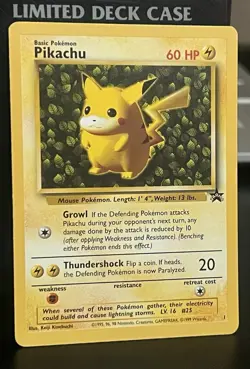Pokemon TCG Pikachu Wizards Black Star Promos Regular Rare - Image 1