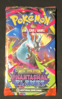 4 Pokemon TCG Mega Evolution Phantasmal Flames Booster Packs 10 Cards English. - Image 5