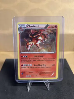 Charizard 19/113 Legendary Treasures Cosmos Holo 🌀 SWIRL! Pokemon LP/MP - Image 1