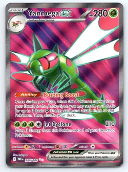 Pokemon TCG SV10: Destined Rivals Yanmega ex 206/182 Ultra Rare 2025 - Image 1