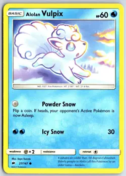 Pokemon Alolan Vulpix Lot x3- Cutie Card Bundle - Image 2