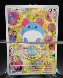 Pokemon TCG Marill Illustration Rare Holo 232/217 SV 151 - Near Mint - Image 1