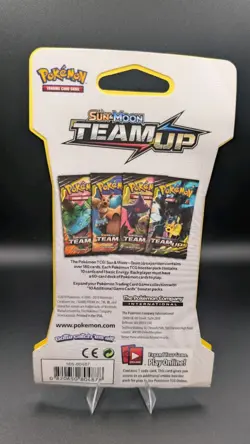 Pokemon TCG Team Up Sleeved Booster Pack Gengar Mimikyu New Factory Sealed 2019 - Image 2