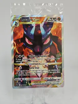 Pokemon TCG Lucario VSTAR SWSH291 Sealed Black Star Promo Crown Zenith - Image 1
