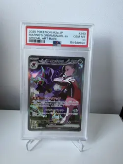 PSA 10 Marnie’s Grimmsnarl ex 243/193 SAR - MEGA Dream ex M2a Japanese Pokemon - Image 1