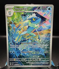 Frogadier 089/086 Holo Illustration Rare Chaos Rising Pokemon Near Mint - Image 1