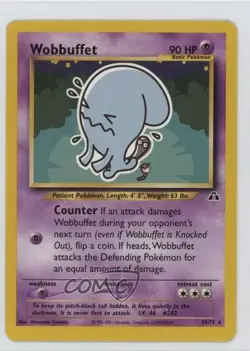 Wobbuffet Pokemon Neo Discovery #35 2001 - Image 1